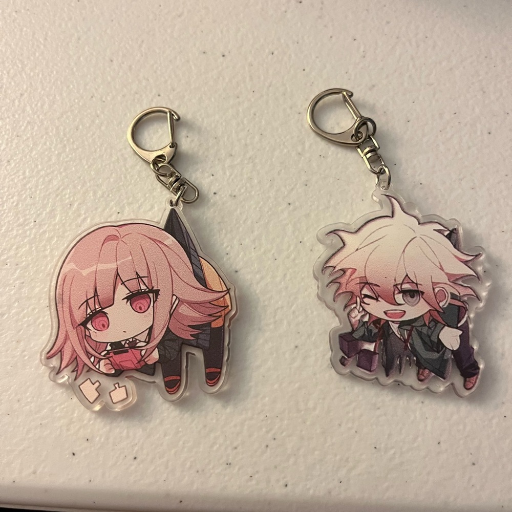 Anime Character Keychains Set
